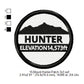 Mount Hunter Mountains Merit Badge Machine Embroidery Digitized Design Files
