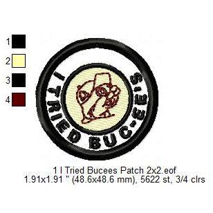 I Tried Buc-ee's Merit Adulting Badge Patch Machine Embroidery Digitized Design Files