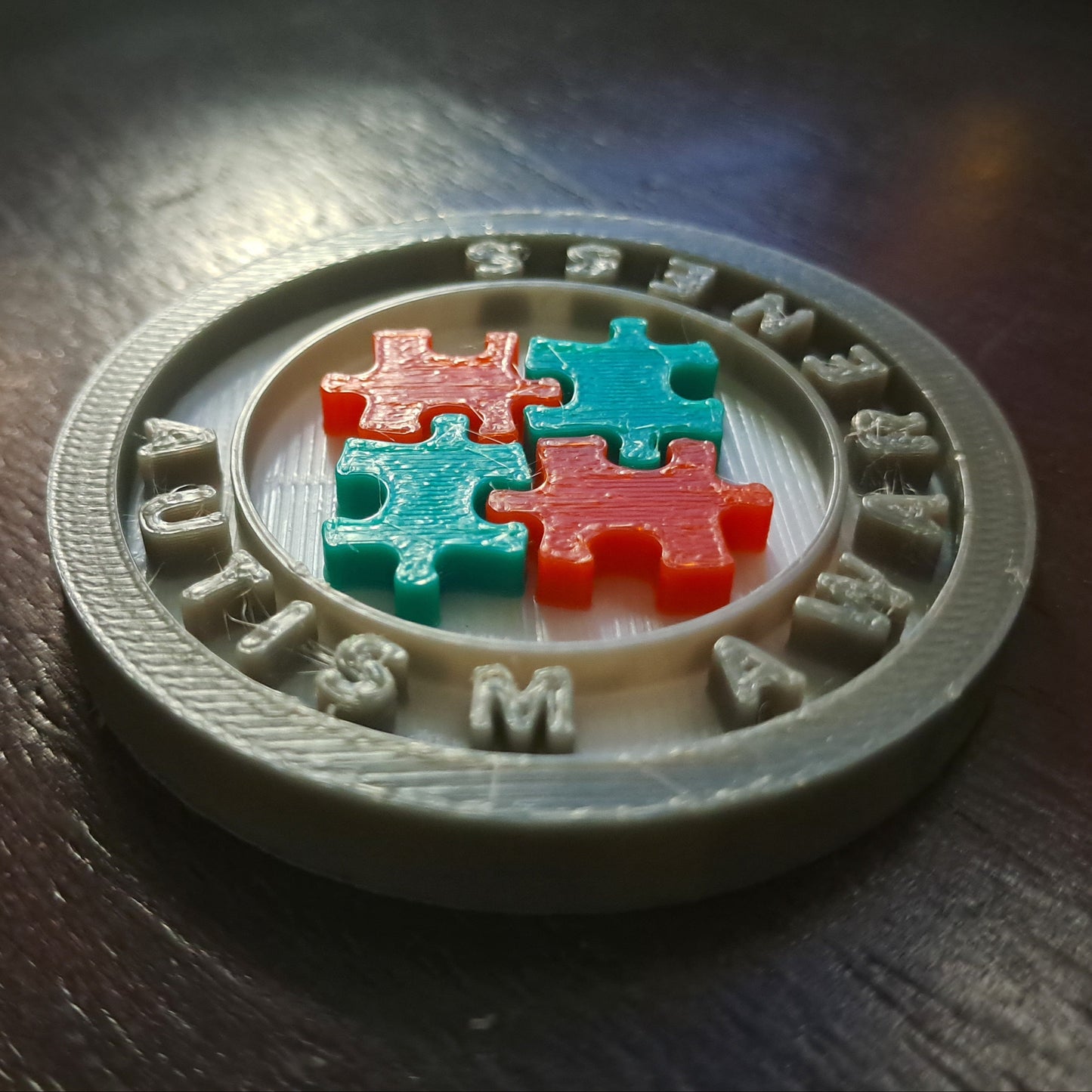 Autism Awareness Day MBA Merit Badges 3D STL Files For 3D Printing Using 3D Printer Machines