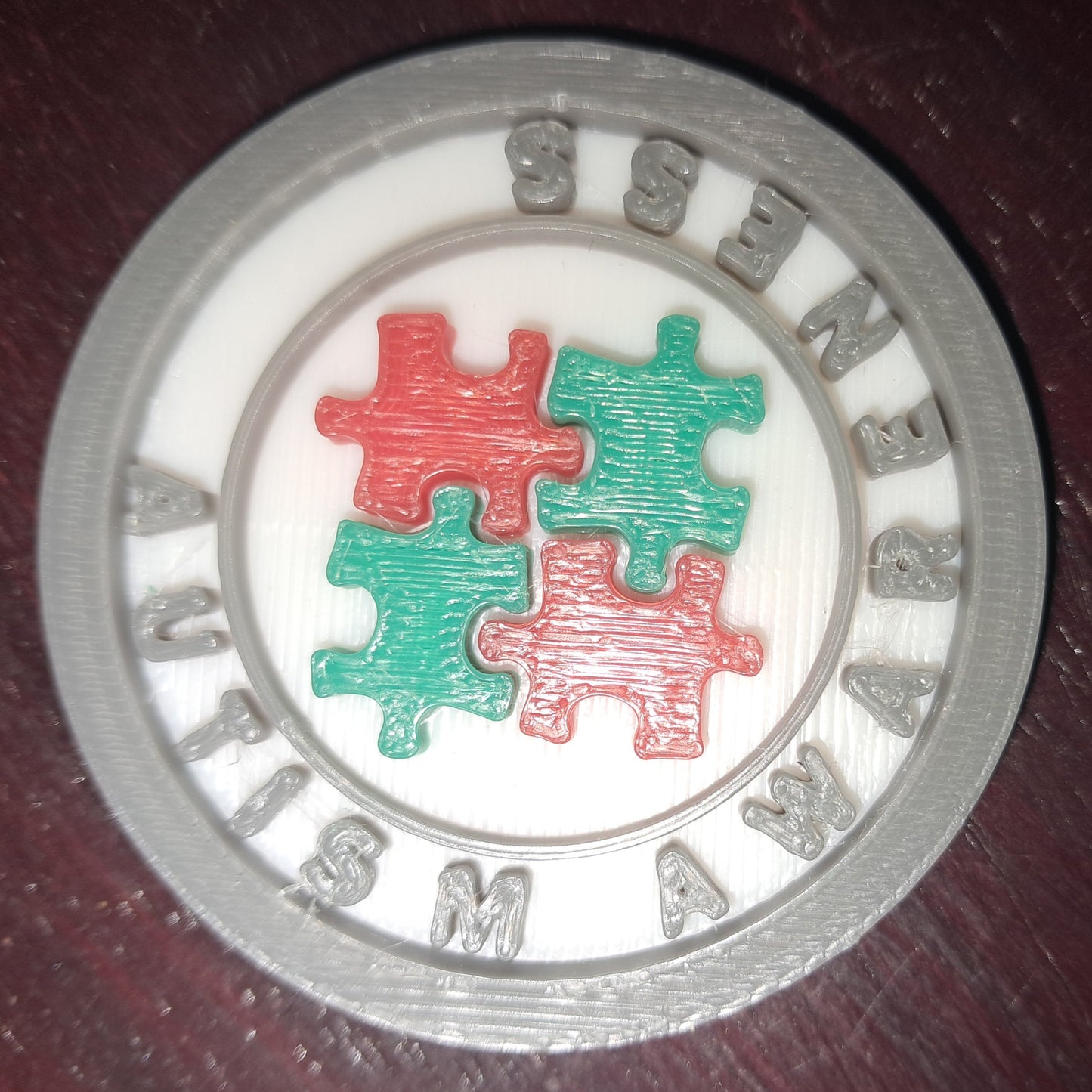 Autism Awareness Day MBA Merit Badges 3D STL Files For 3D Printing Using 3D Printer Machines