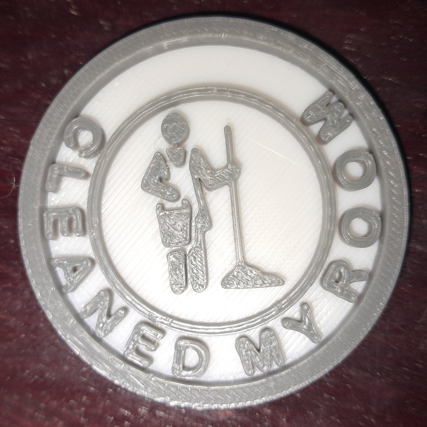 Cleaned My Room MBA Merit Badges 3D STL Files For 3D Printing Using 3D Printer Machines