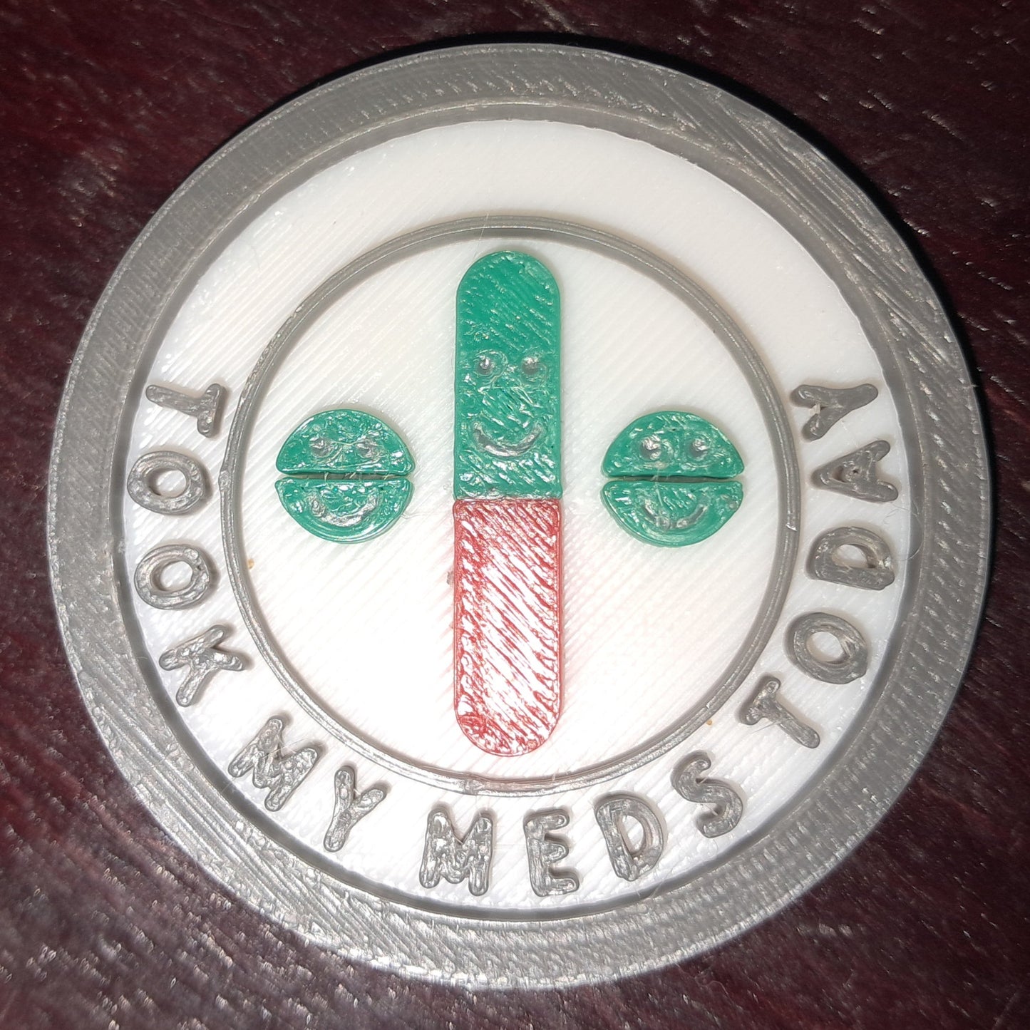 Took My Meds Today MBA Merit Badges 3D STL Files For 3D Printing Using 3D Printer Machines
