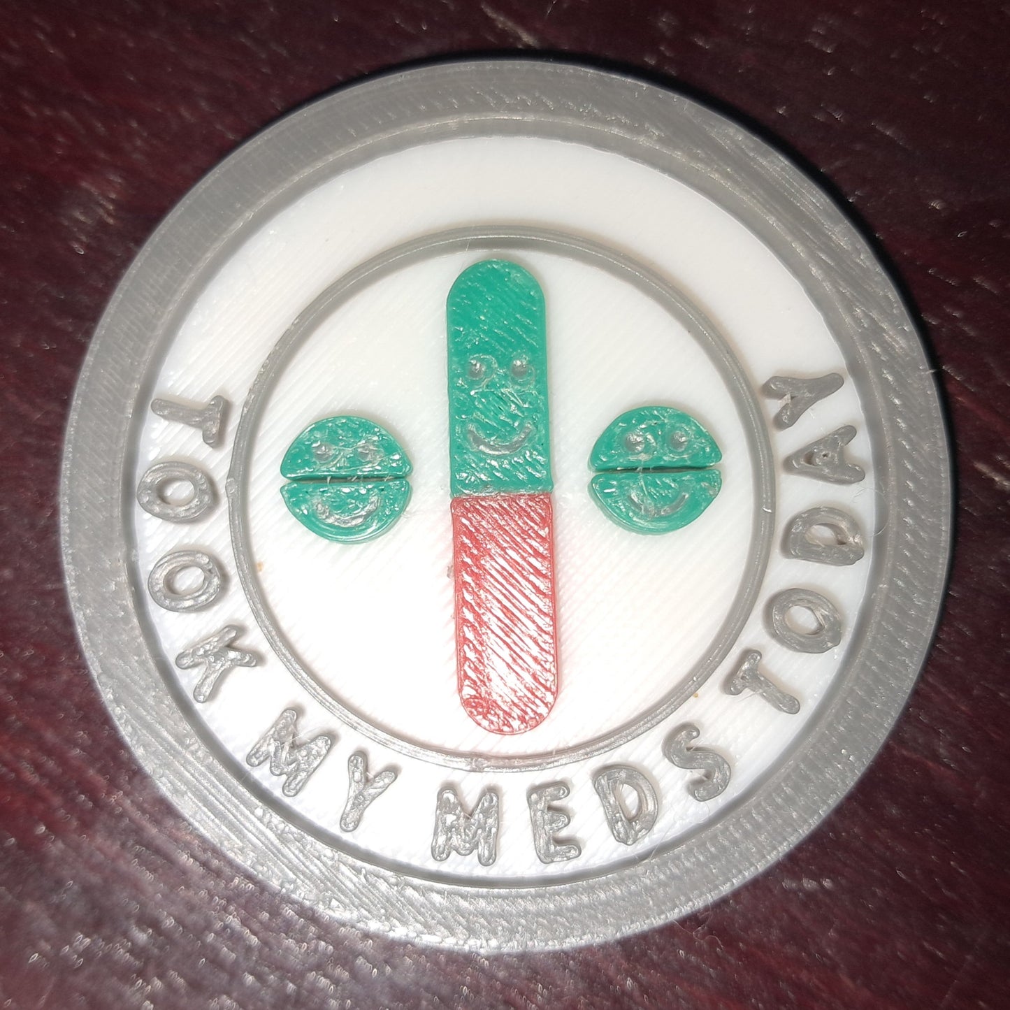 Took My Meds Today MBA Merit Badges 3D STL Files For 3D Printing Using 3D Printer Machines