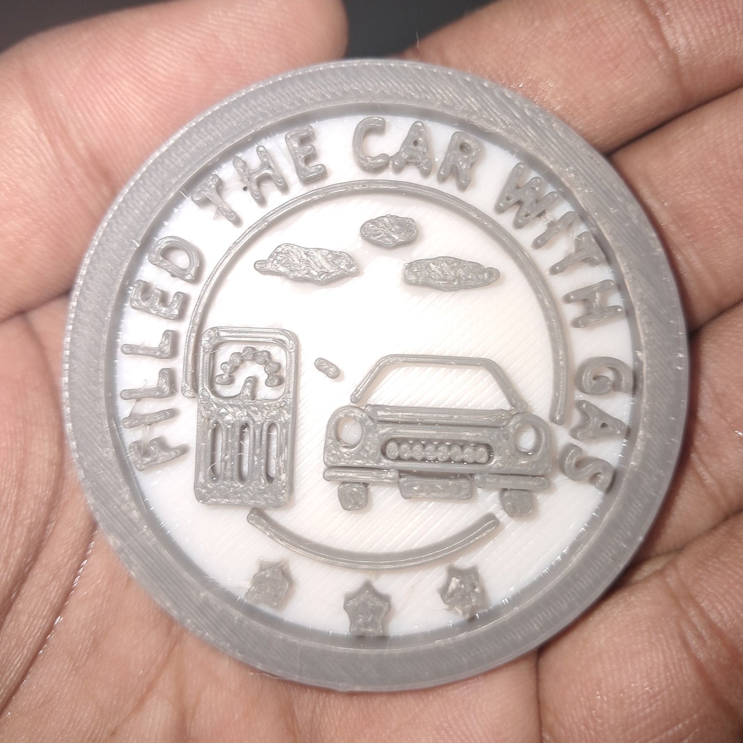 Filled The Car With Gas MBA Merit Badges 3D STL Files For 3D Printing Using 3D Printer Machines
