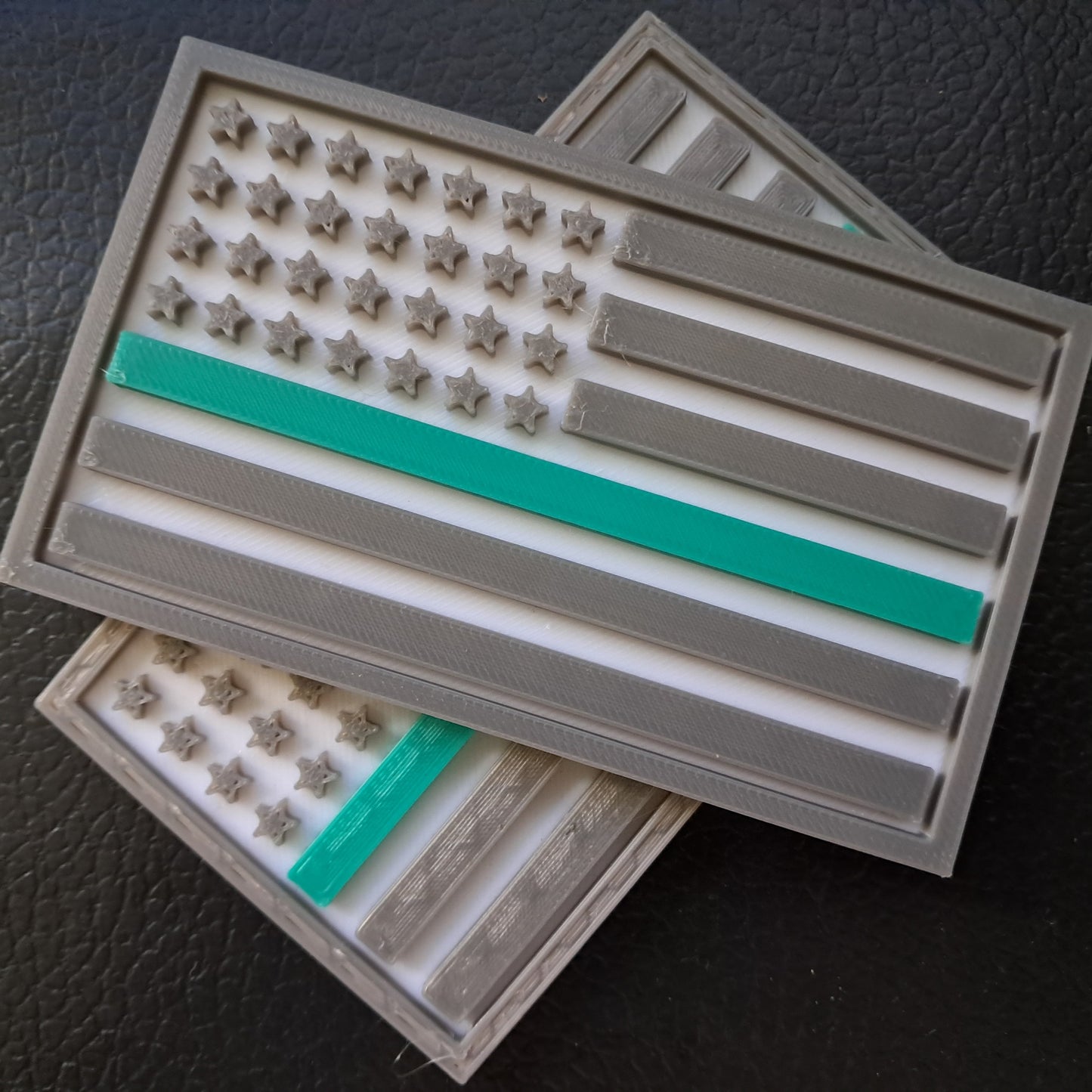 Thin Blue Line Flag Police Officer Remember Badge 3D STL Files For 3D Printing Using 3D Printer Machines