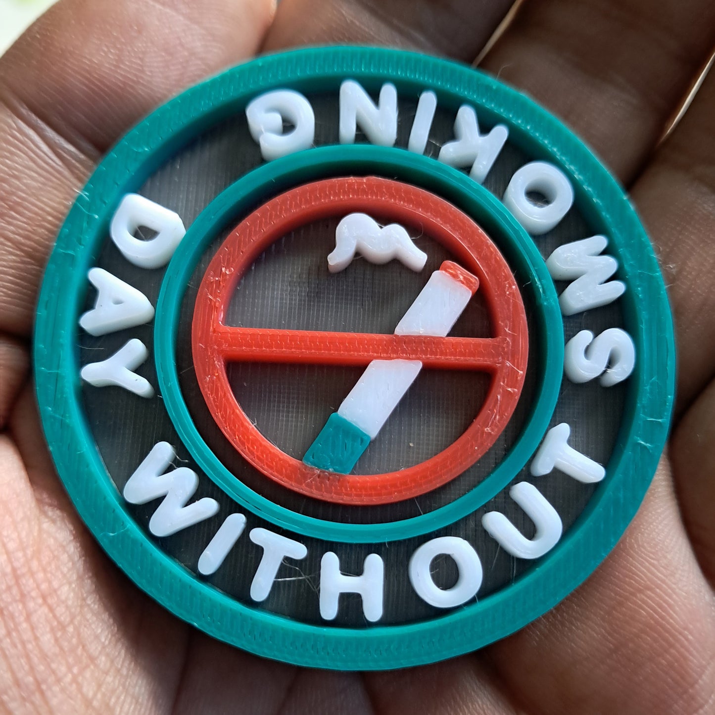 Day Without Smoking Awareness Daily Life MBA Merit Badges 3D STL Files For 3D Printing Using 3D Printer Machines