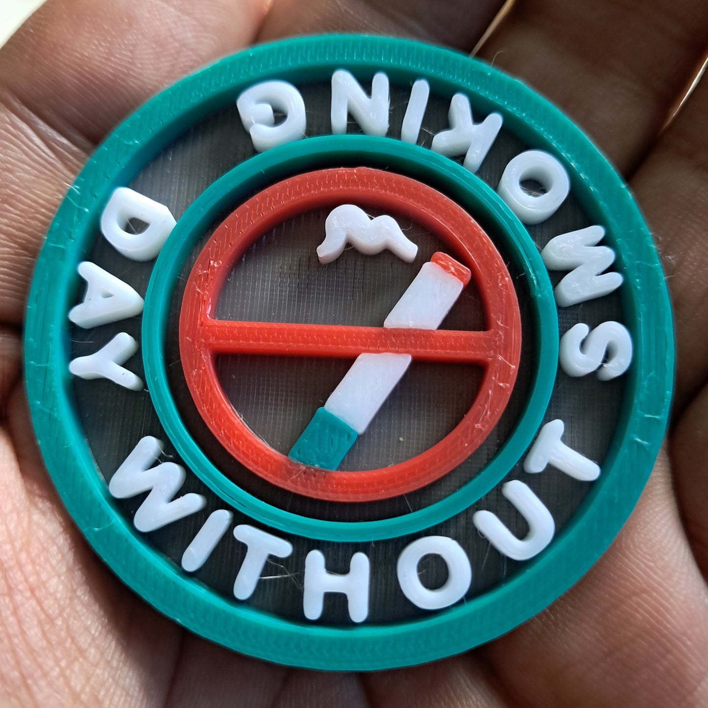 Day Without Smoking Awareness Daily Life MBA Merit Badges 3D STL Files For 3D Printing Using 3D Printer Machines