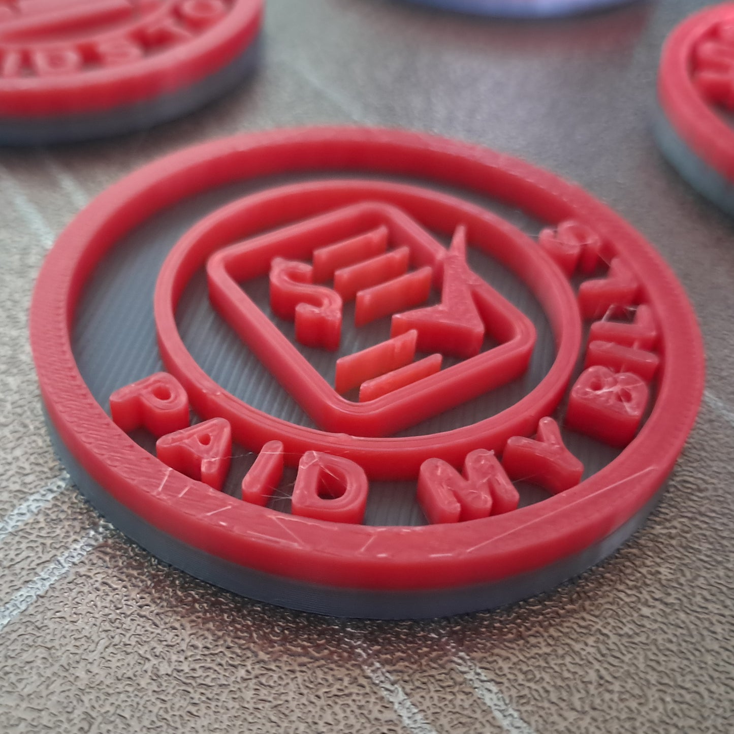 Paid My Bills Daily Life MBA Merit Badges 3D STL Files For 3D Printing Using 3D Printer Machines