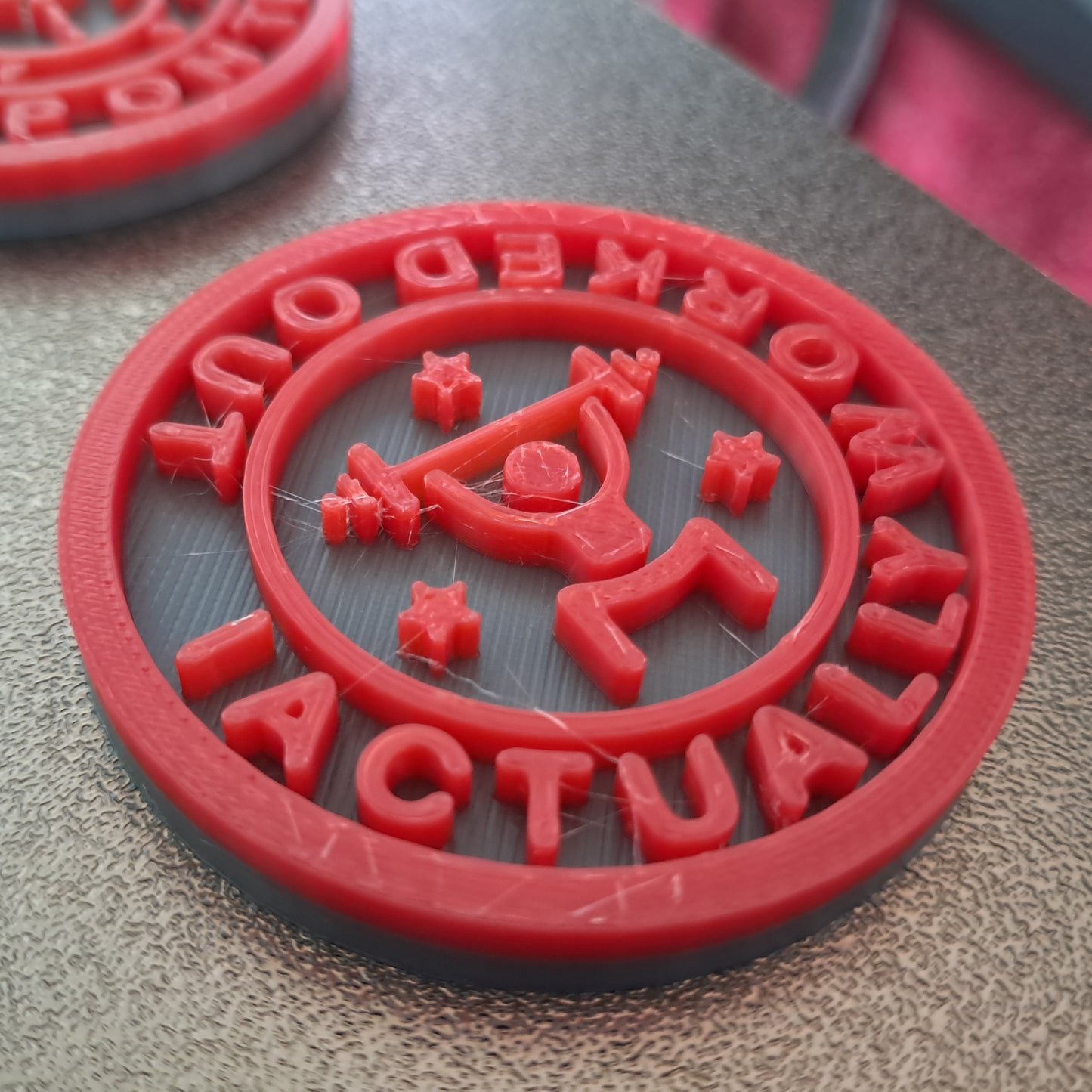 I Actually Worked Out Personal Healthcare Gym Fitness Daily Life MBA Merit Badges 3D STL Files For 3D Printing Using 3D Printer Machines