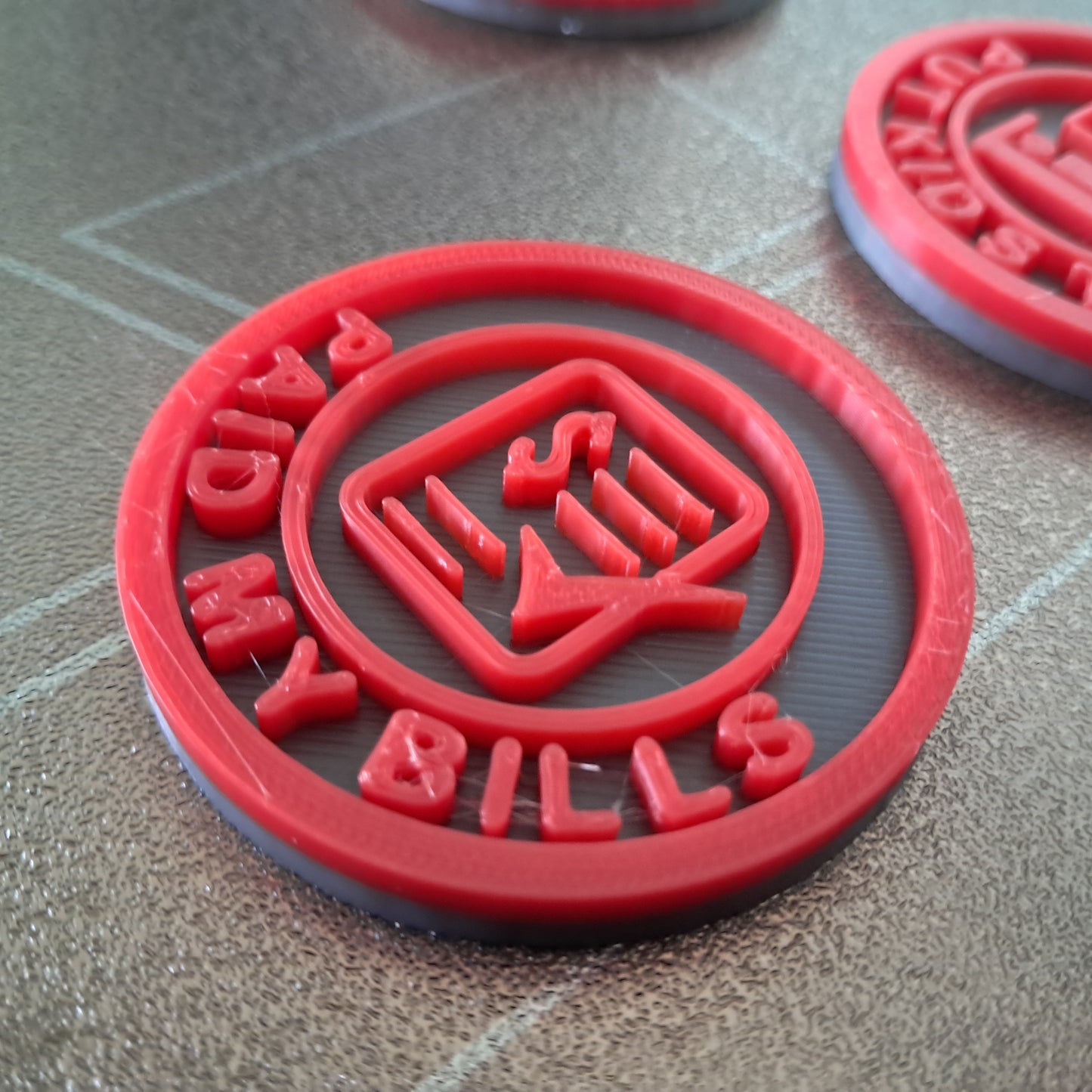 Paid My Bills Daily Life MBA Merit Badges 3D STL Files For 3D Printing Using 3D Printer Machines