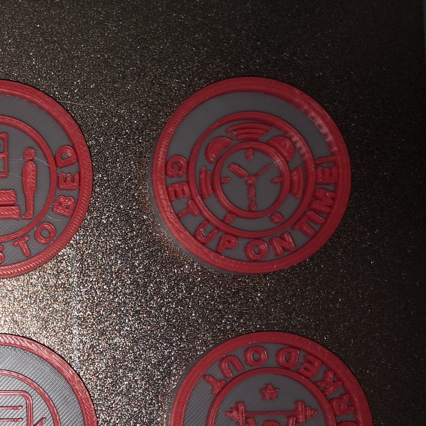 Get Up On Time Early Rising Daily Life MBA Merit Badges 3D STL Files For 3D Printing Using 3D Printer Machines