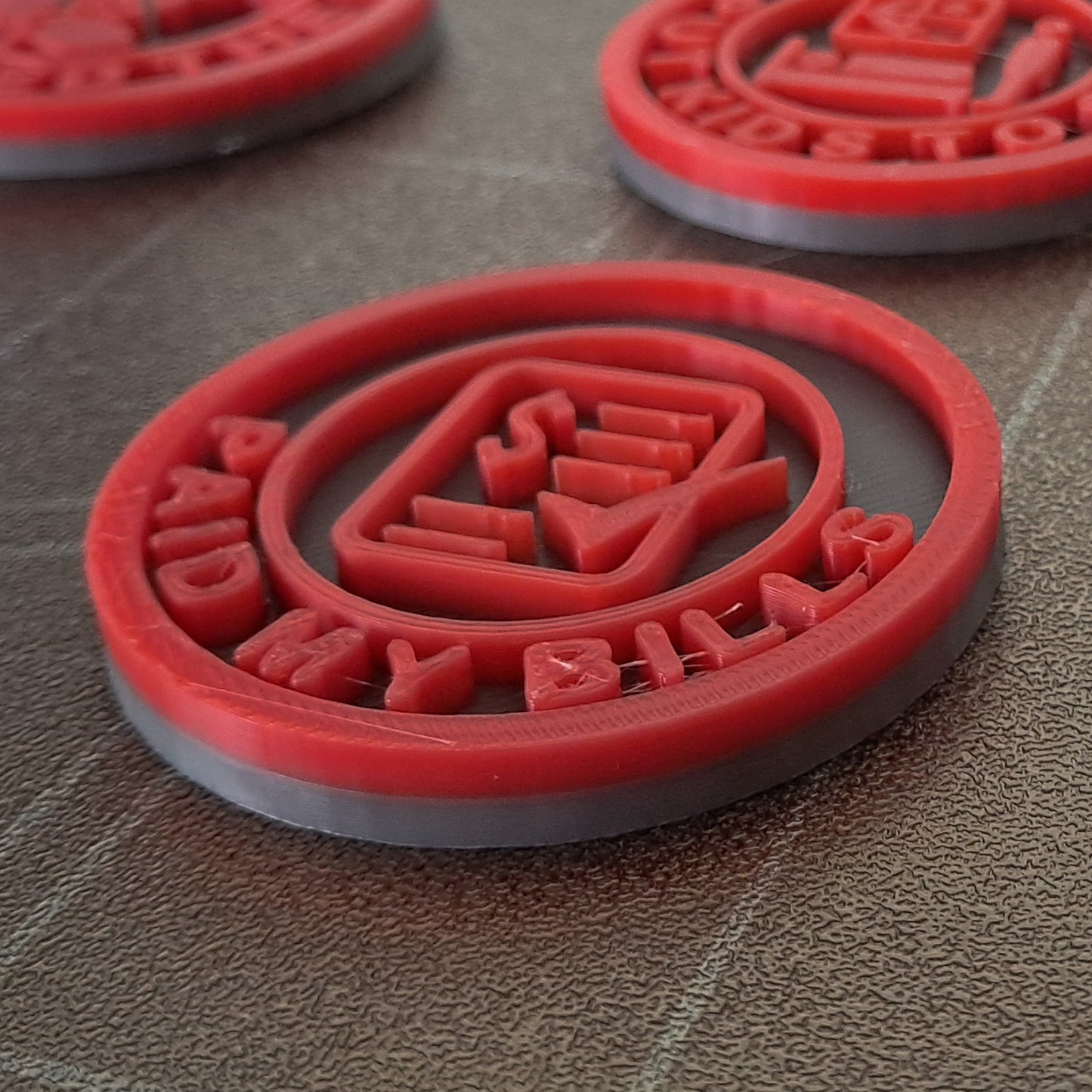 Paid My Bills Daily Life MBA Merit Badges 3D STL Files For 3D Printing Using 3D Printer Machines