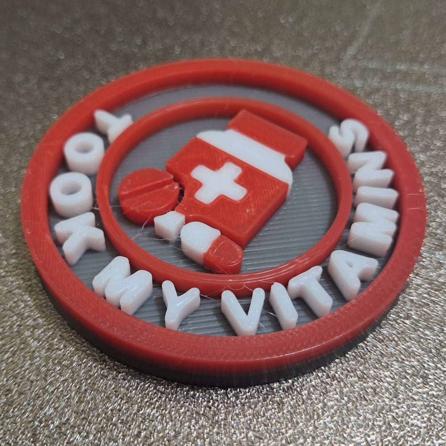 Took My Vitamins Pills Personal Healthcare Daily Life MBA Merit Badges 3D STL Files For 3D Printing Using 3D Printer Machines