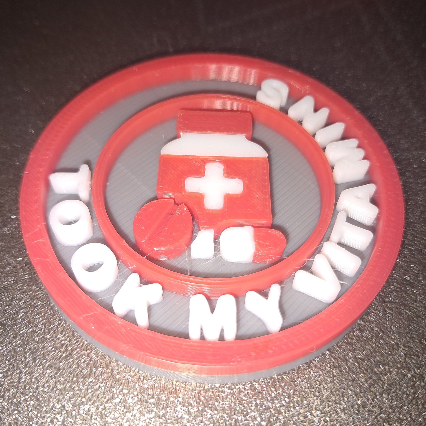 Took My Vitamins Pills Personal Healthcare Daily Life MBA Merit Badges 3D STL Files For 3D Printing Using 3D Printer Machines