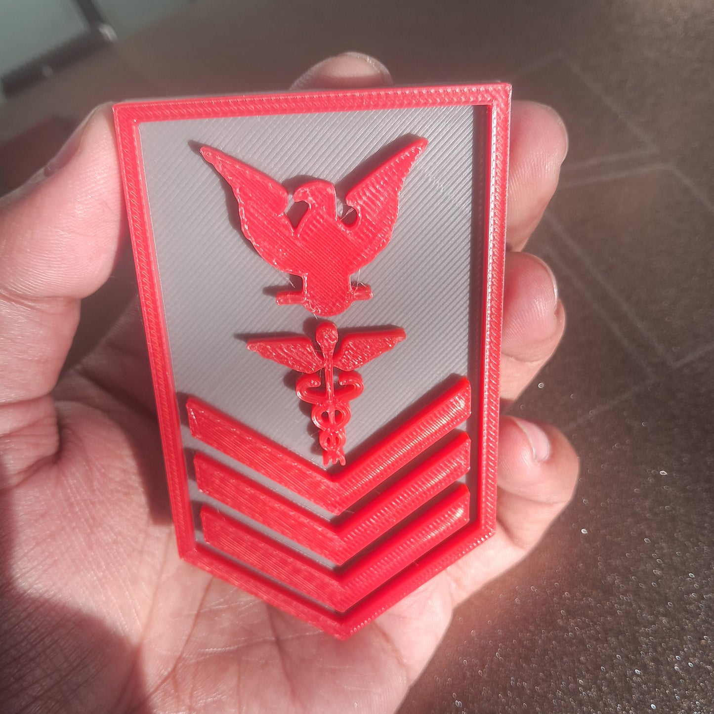 US Navy Hospital Corpsman HM1 Petty Officer Insignia Symbols 3D STL Files For 3D Printing Using 3D Printer Machines