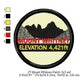 Mount Whitney Mountains Merit Badge Machine Embroidery Digitized Design Files