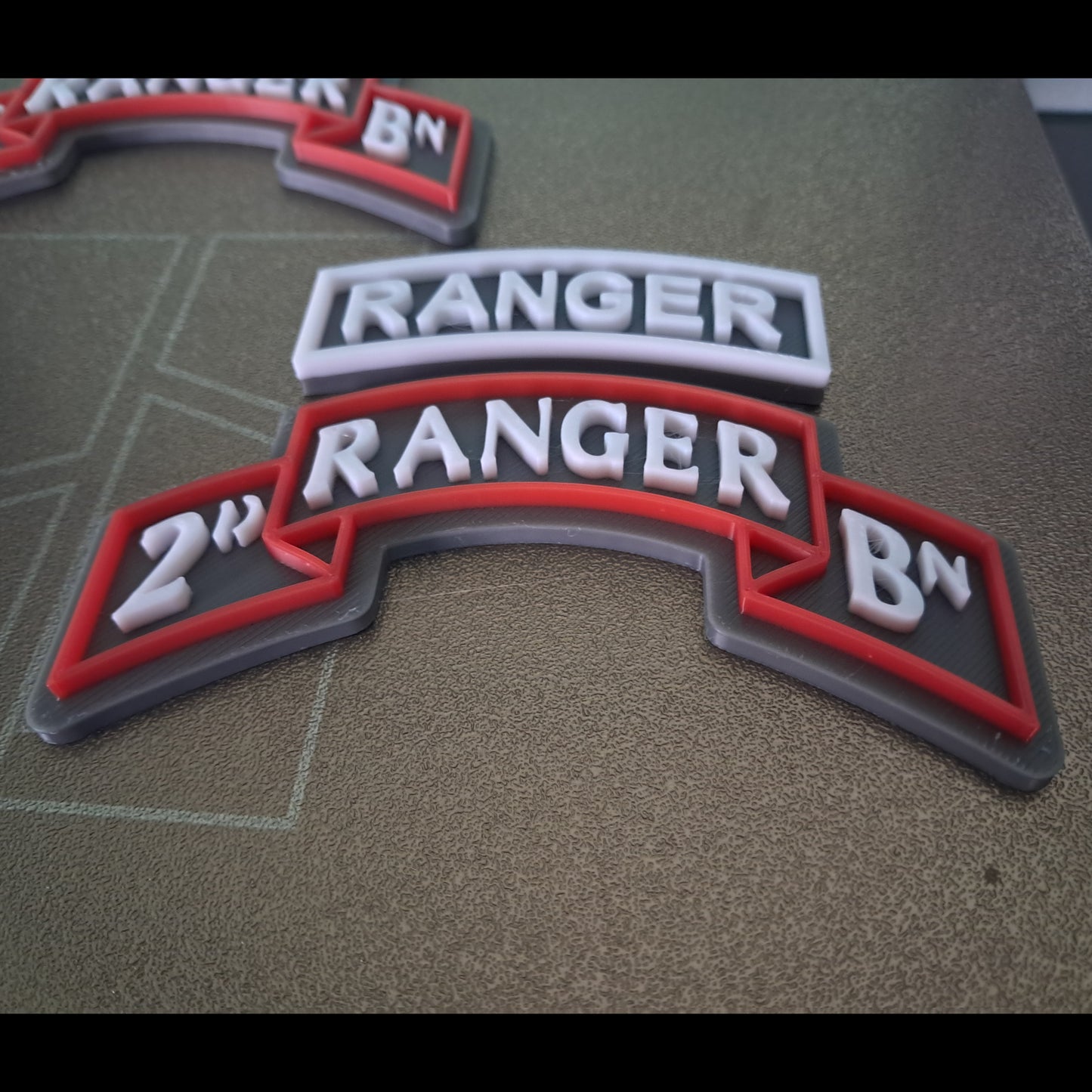 US Army 2nd Ranger Bn Ranger Battalion Officer Insignia Emblem Symbols 3D STL Files For 3D Printing Using 3D Printer Machines