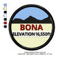 Mount Bona Mountains Merit Badge Machine Embroidery Digitized Design Files