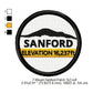 Mount Sanford Mountains Merit Badge Machine Embroidery Digitized Design Files