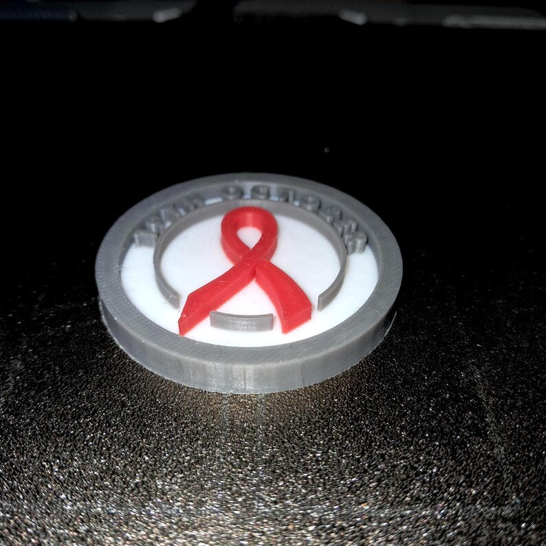 19th October Breast Cancer Awareness Day MBA Merit Badges 3D STL Files For 3D Printing Using 3D Printer Machines