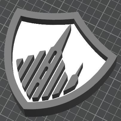 CTR Ring Shield Temple 3D STL Files For 3D Printing Using 3D Printer Machines