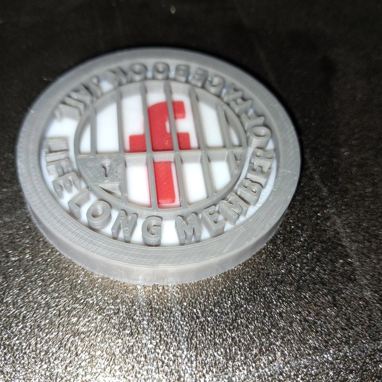 Life Long Member of Facebook Jail MBA Merit Badges 3D STL Files For 3D Printing Using 3D Printer Machines