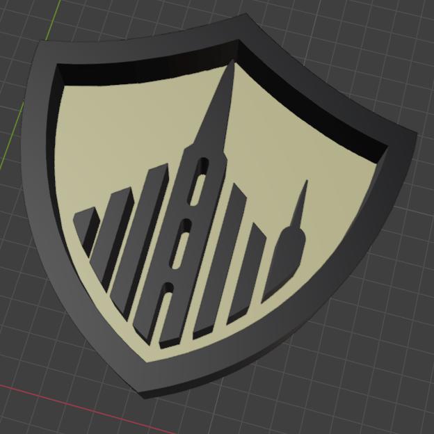CTR Ring Shield Temple 3D STL Files For 3D Printing Using 3D Printer Machines