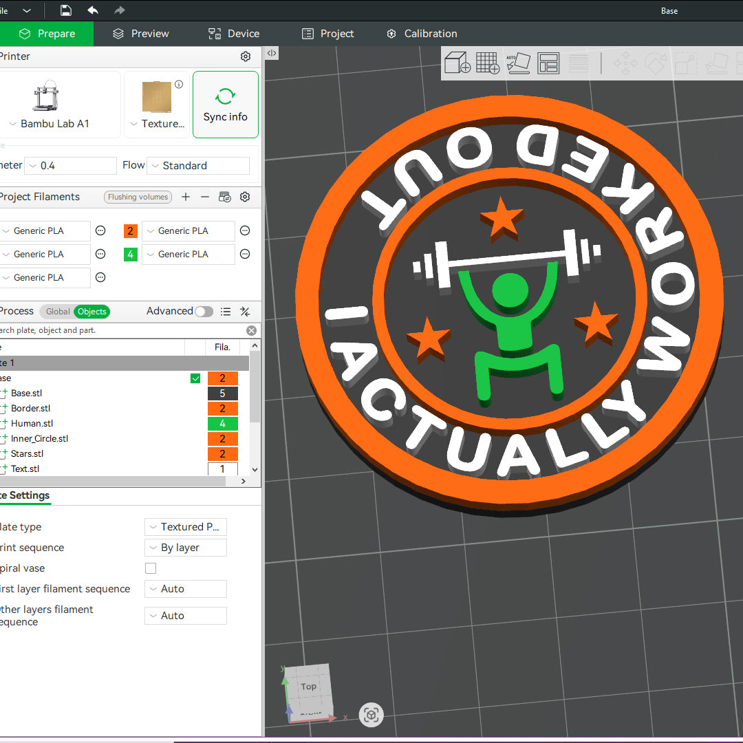 I Actually Worked Out Personal Healthcare Gym Fitness Daily Life MBA Merit Badges 3D STL Files For 3D Printing Using 3D Printer Machines