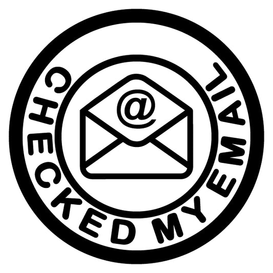 Checked My Email Official Merit Badge Screen Printing Files