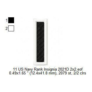 US Navy Rank Ensign ENS Insignia Patch Machine Embroidery Digitized Design Files