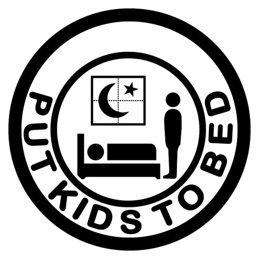 Put Kids To Bed Merit Badge Screen Printing Design Files