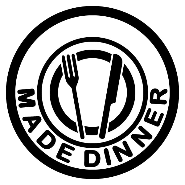Made Dinner Merit Badge Screen Printing Design Files