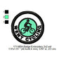 Went Cycling Merit Adulting Badge Machine Embroidery Digitized Design Files