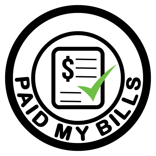Paid My Bills Merit Badge Screen Printing Design Files