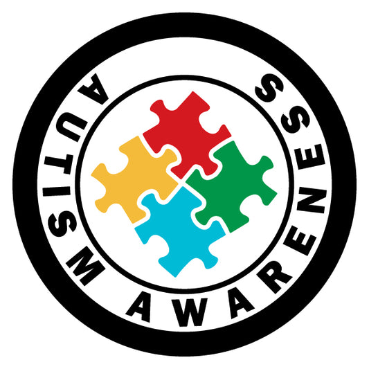 Colorful Autism Awareness Puzzles Merit Badge Screen Printing Files