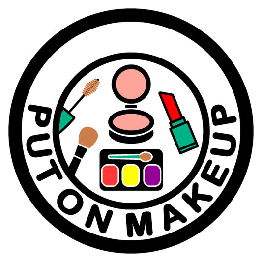 Put On Makeup Merit Badge Screen Printing Design Files