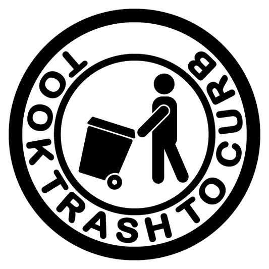 Took Trash To Curb Merit Badge Screen Printing Design Files