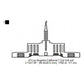 Los Angeles California LDS Temple Outline Machine Embroidery Digitized Design Files