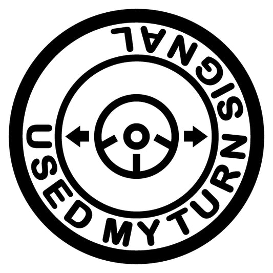 Used My Turn Signal Merit Badge Screen Printing Design Files