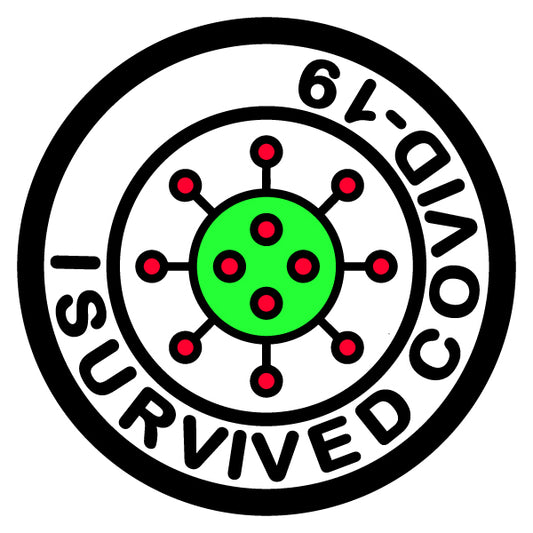 I Survived Covid-19 Merit Badge Screen Printing Design Files