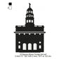 Nauvoo Illinois LDS Temple Silhouette Machine Embroidery Digitized Design Files