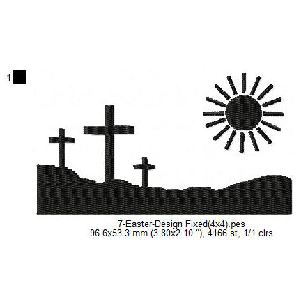The History Of Ester Day Religious Machine Embroidery Digitized Design Files