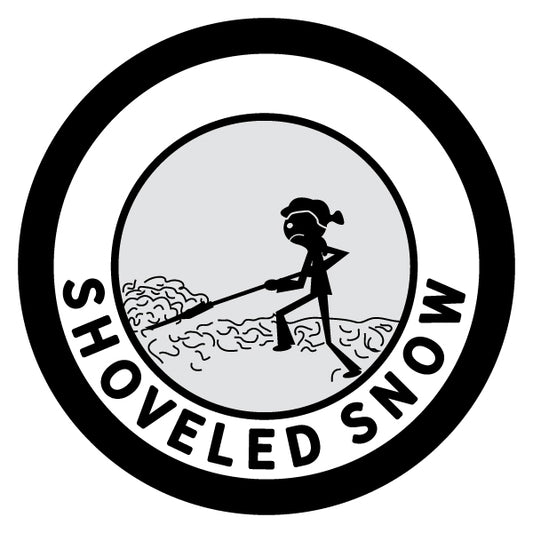 Shoveled Snow Merit Badge Screen Printing Files