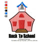 Back To School Building Bell Ringing Machine Embroidery Digitized Design Files