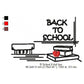 Back To School Apple On Book Table Board Machine Embroidery Digitized Design Files