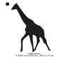 Giraffe Wild Jungle Animal Silhouette Machine Embroidery Digitized Design Files