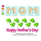 Happy Mother's Day Swirl Machine Embroidery Digitized Design Files