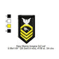 US Navy Marine Insignia Patch Machine Embroidery Digitized Design Files