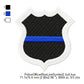 Thin Blue Line Patch Machine Embroidery Digitized Design Files