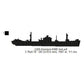USS Grumium AK-112 Ship Silhouette Machine Embroidery Digitized Design Files